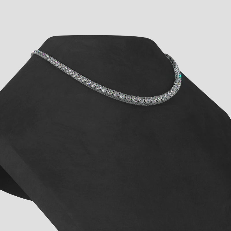 Timeless Graduated Diamond Tennis Necklace